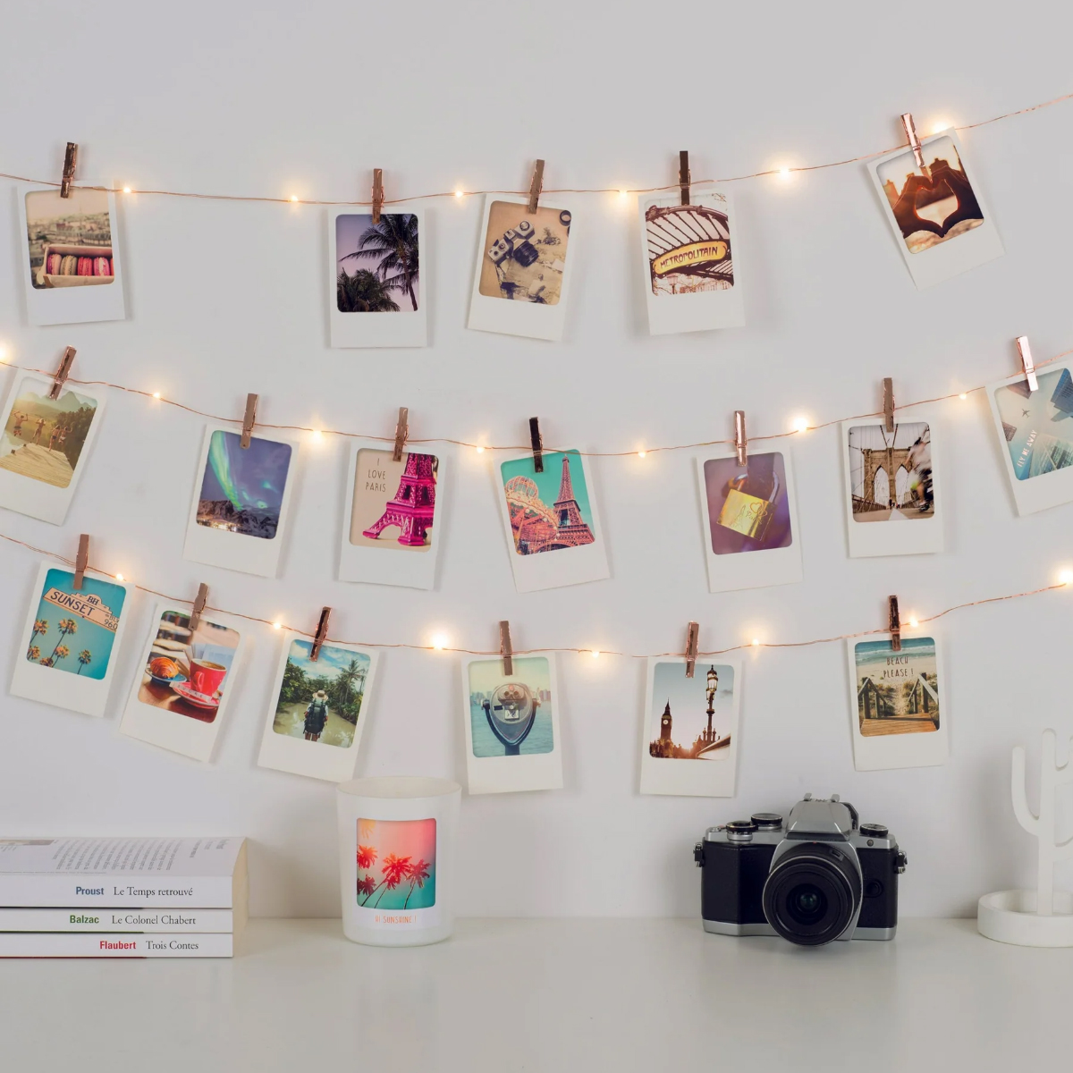 Guirlande photos lumineuse 7.40 m�tres