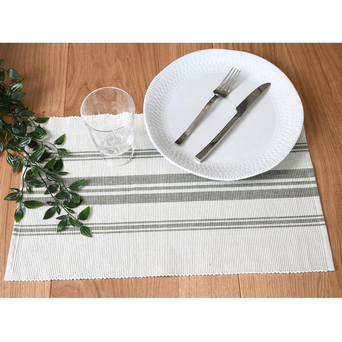 Set de table Chaumont en Coton Naturel - 35 x 50 cm