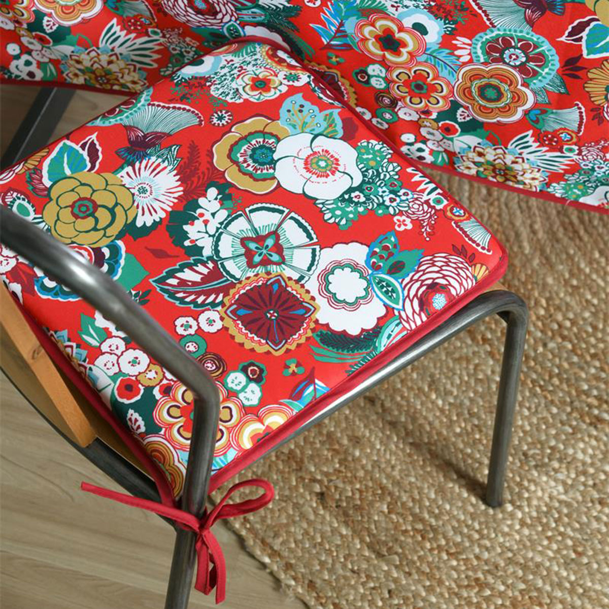 Galette de Chaise Gipsy Rouge 38 � 38 cm