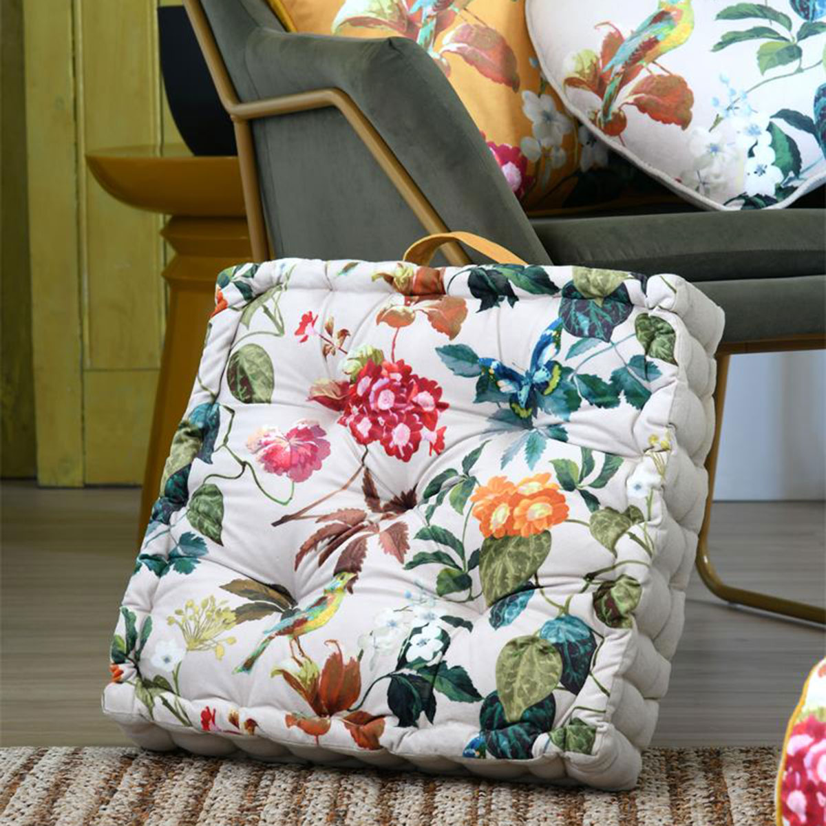 Coussin de sol Emmy Naturel  40 cm