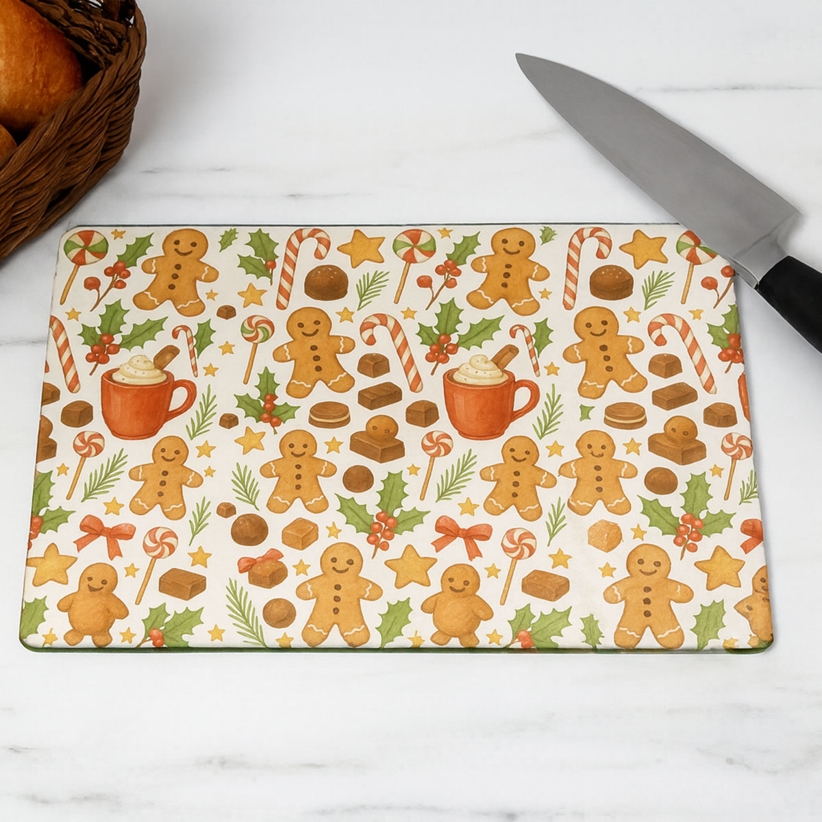 Planche  dcouper Biscuits de Nol  28,5 x 20 cm