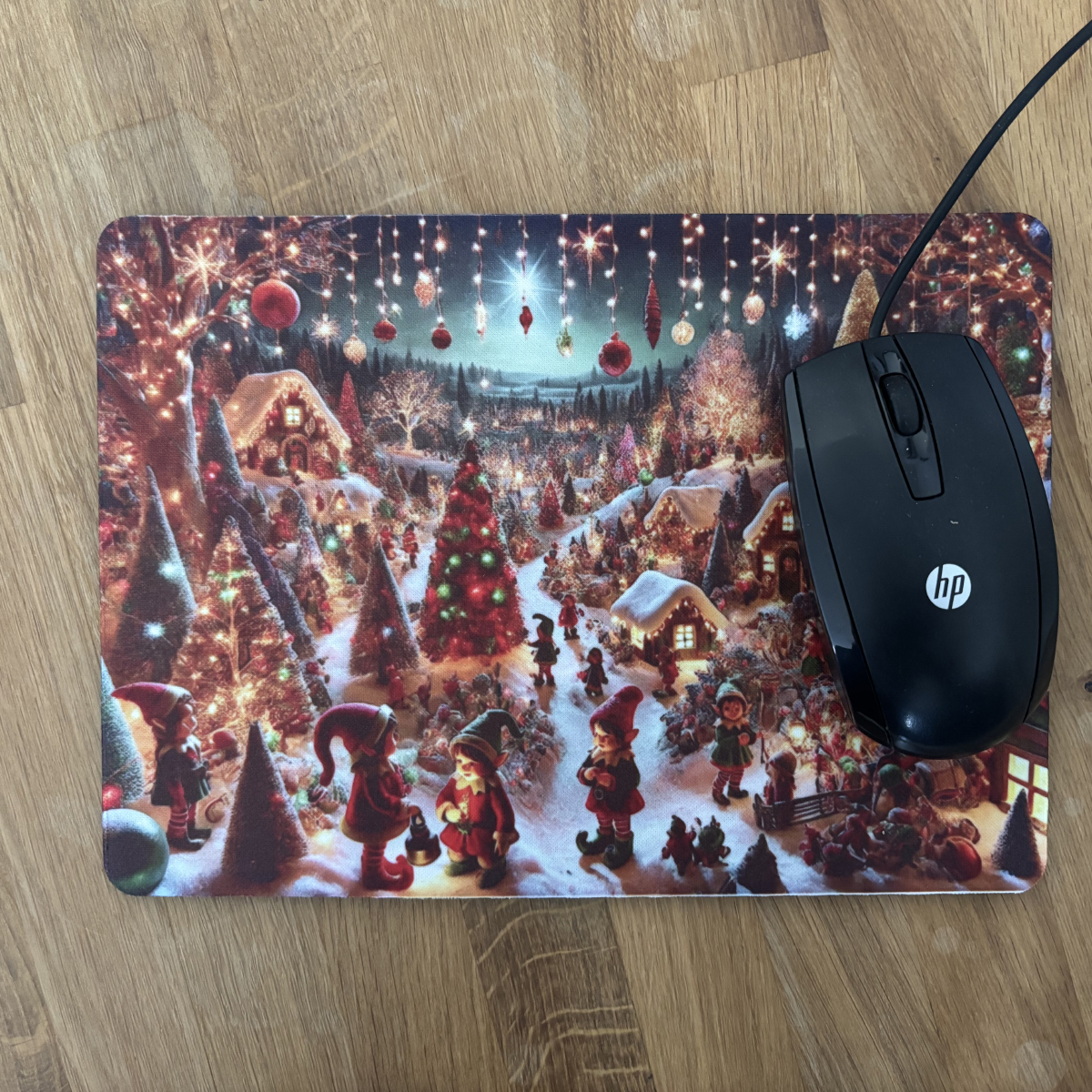 Tapis de souris lutins de Nol par CBKreation