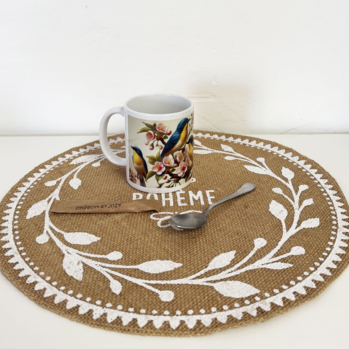 Mug Euphonias sur Branche de Cerisier 350 ml