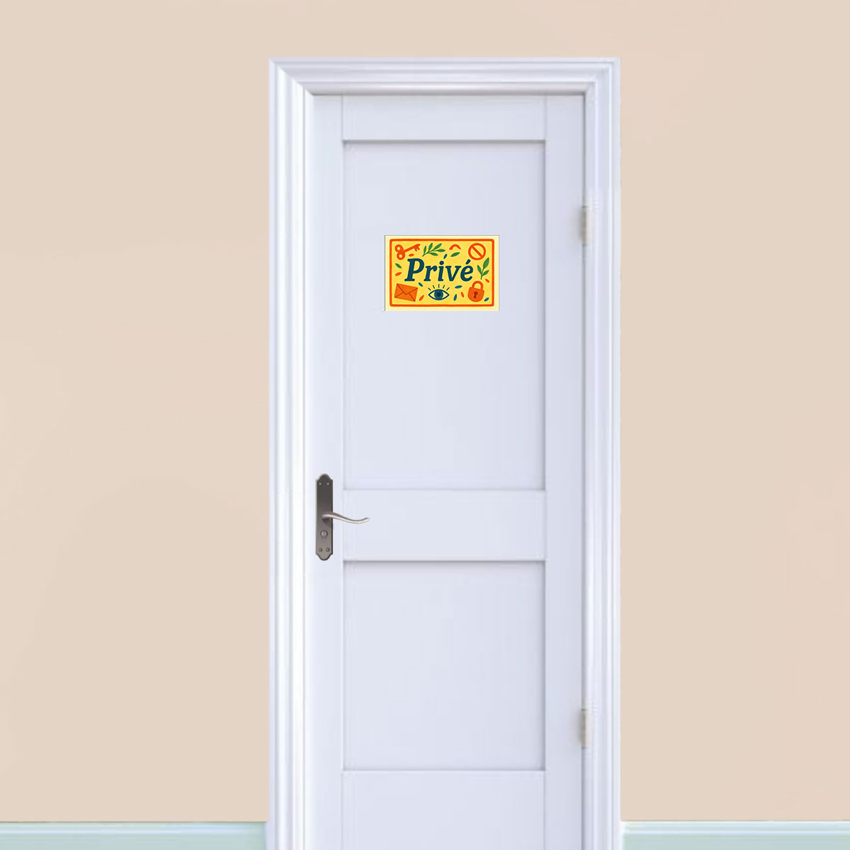 Plaque de Porte en Mtal Priv