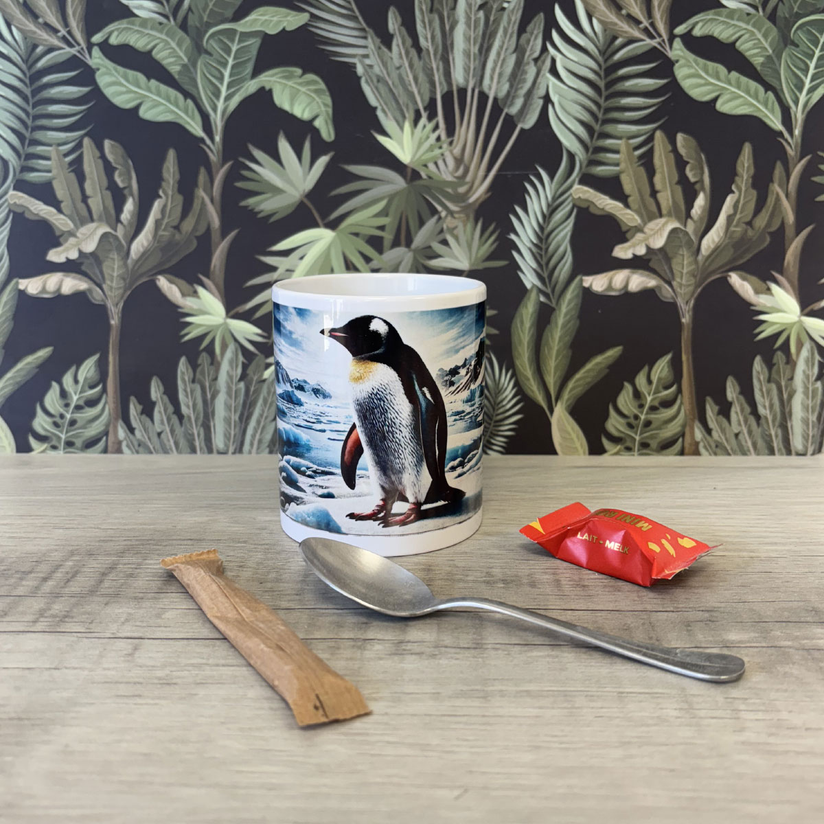 Mug Pingouin sur la Banquise 350 ml par CBKreation