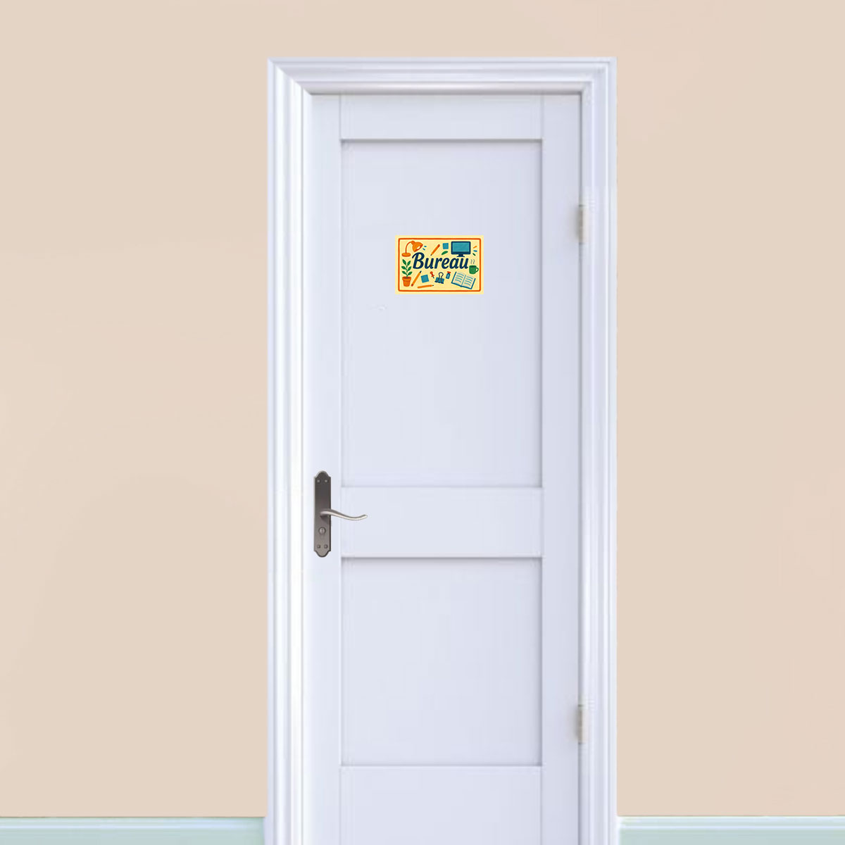 Plaque de Porte en Mtal  Bureau