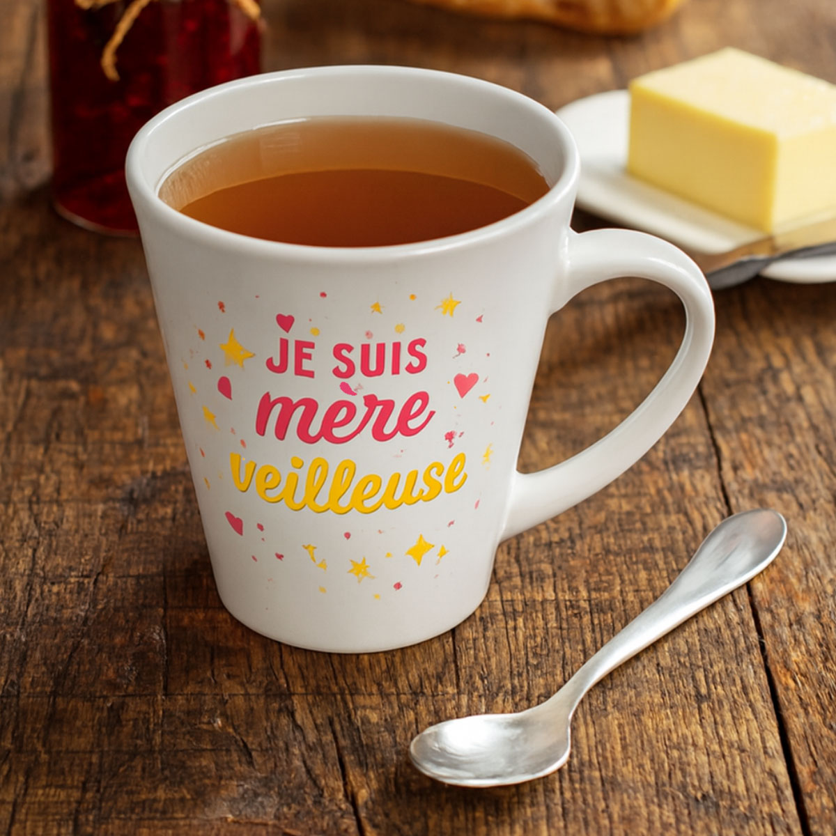 Mug Conique Je suis mre veilleuse  CBKration 320 ml