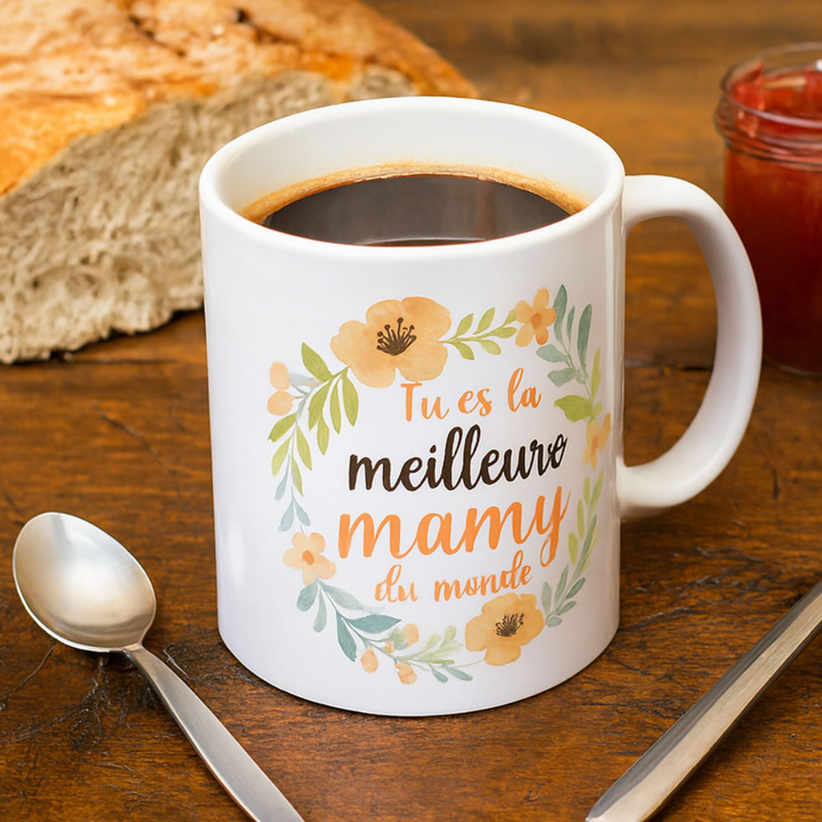 Mug en c�ramique Tu es la meilleure mamy du monde