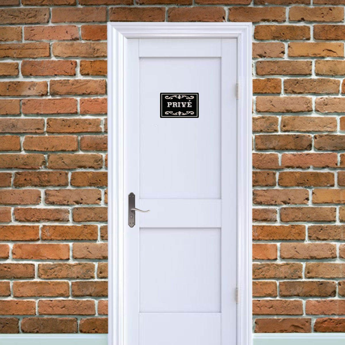 Plaque de Porte en Mtal  Priv