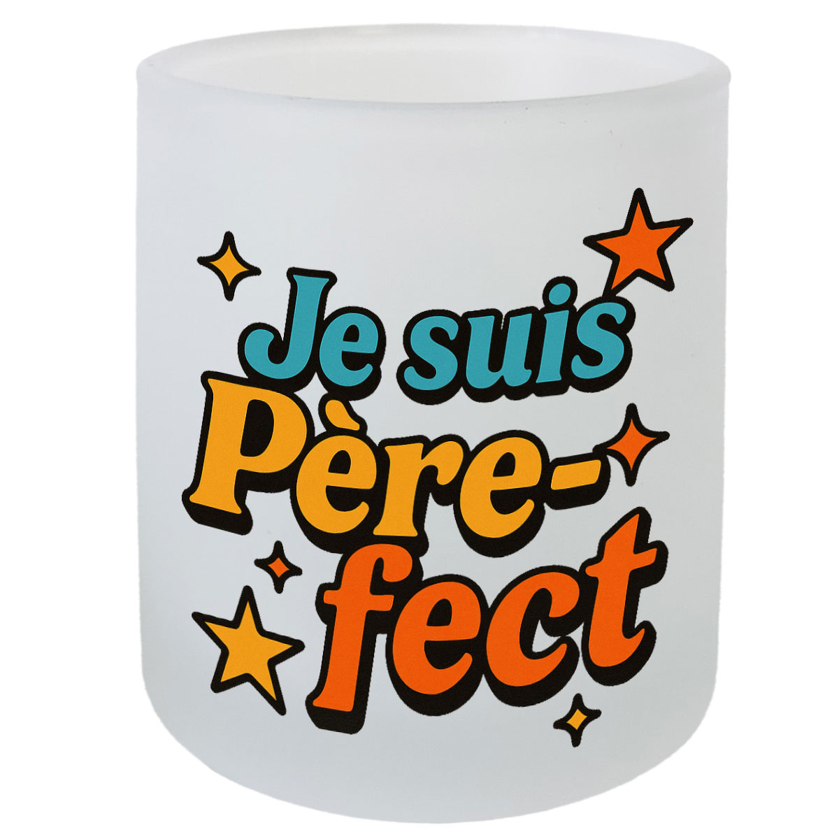 Verre avec sous-verre Je suis Pre-fect  CBKration
