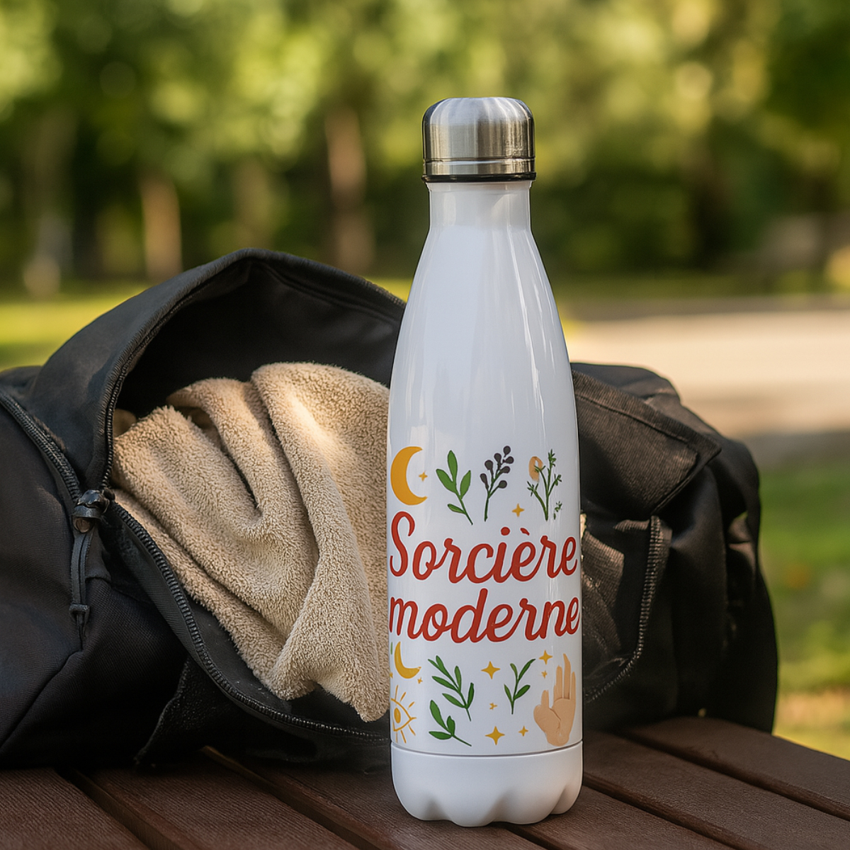 Bouteille isotherme sorcire moderne  CBKration 500 ml