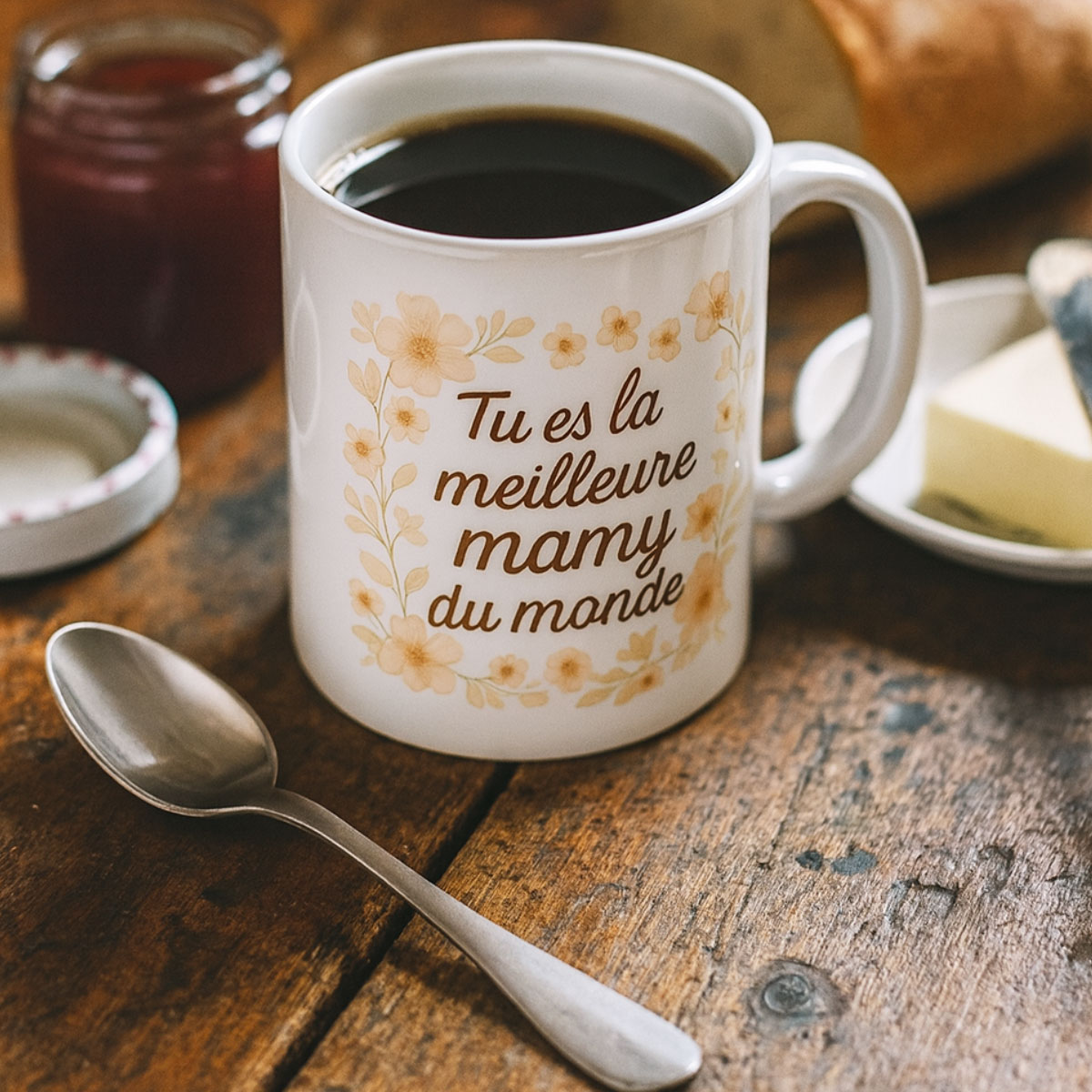 Mug en c�ramique � Tu es la meilleure mamy du monde �
