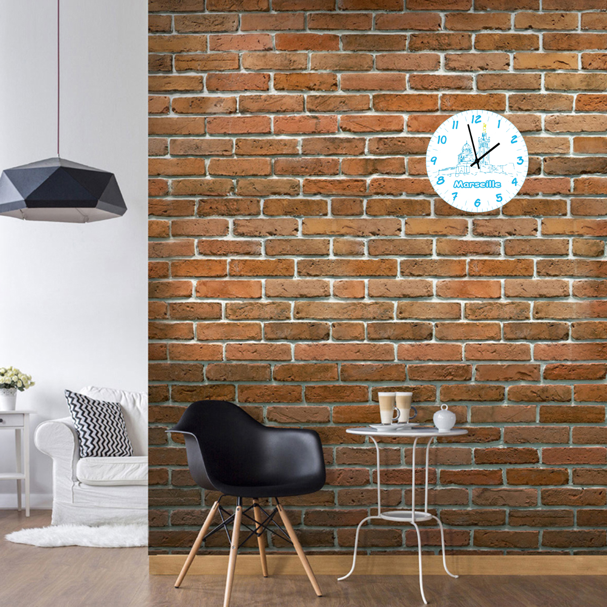 Horloge Ronde Marseille  29 cm