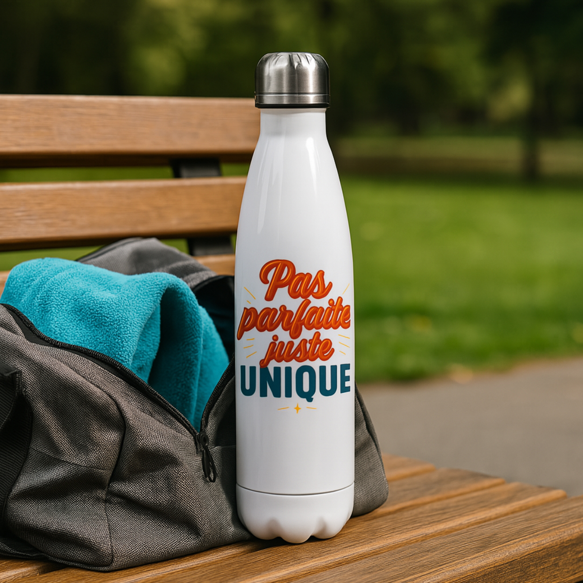 Bouteille isotherme pas parfaite juste unique CBKration 500 ml