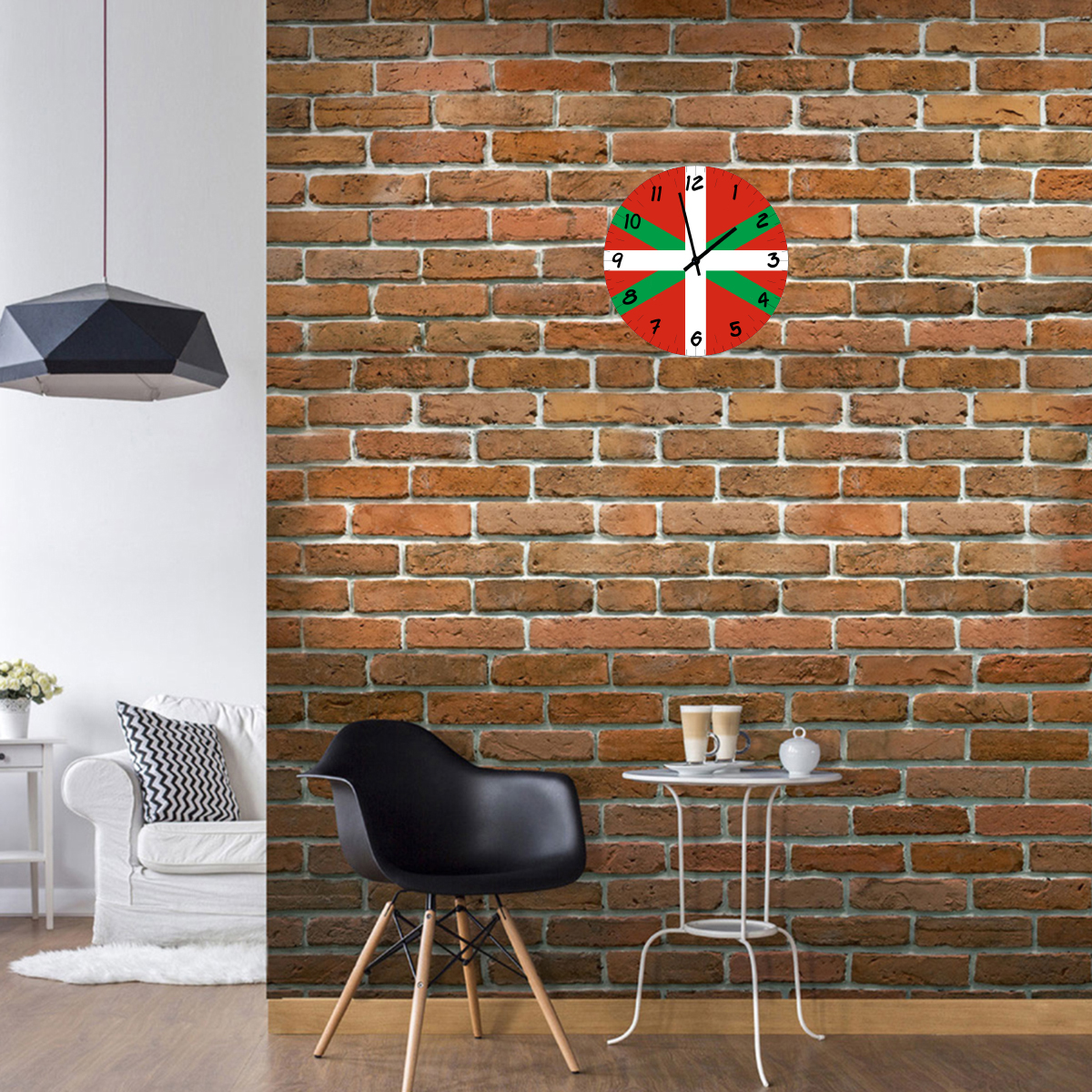 Horloge Murale Drapeau Basque  CBKration