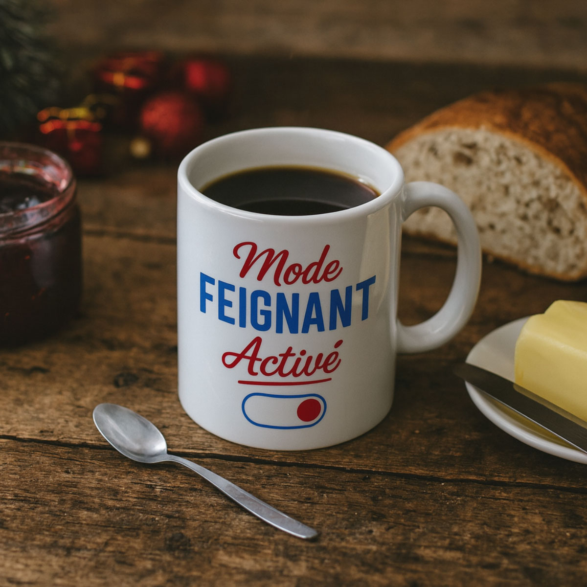 Mug en c�ramique Mode feignant Activ� � 350 ml