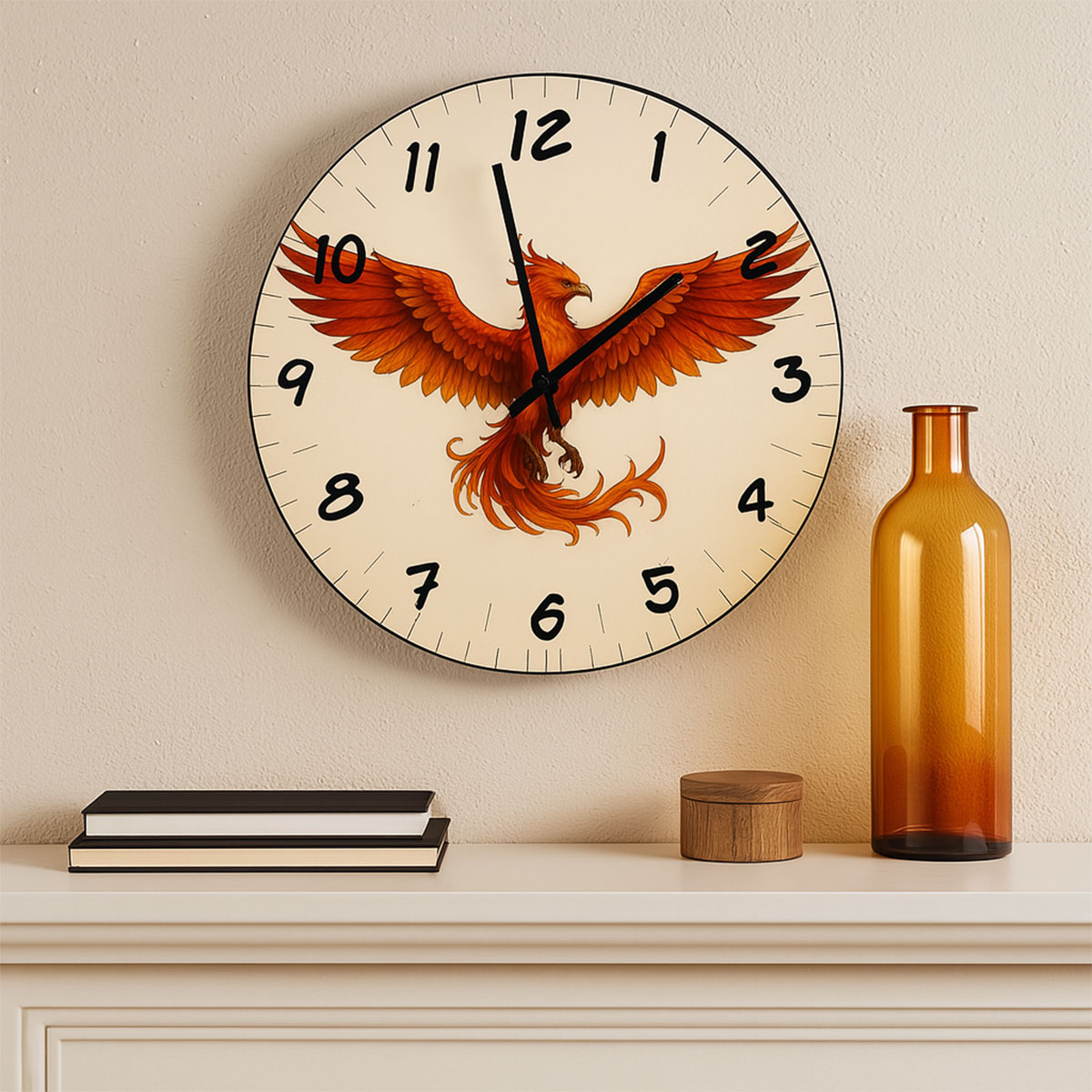 Horloge en verre Phnix