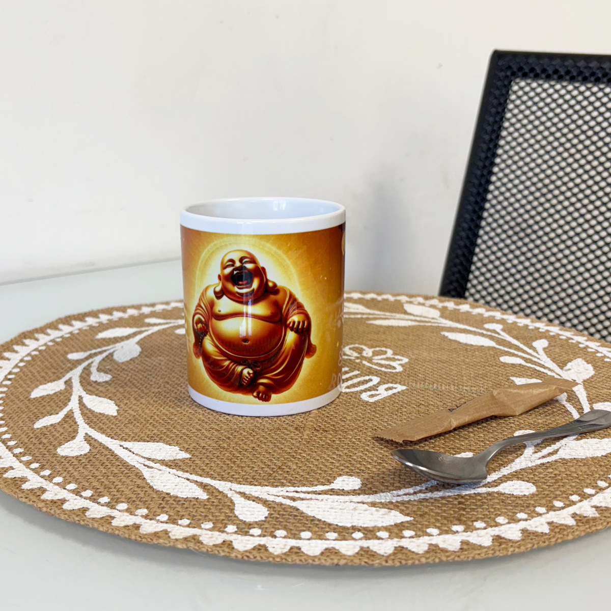Mug en cramique Bouddha de labondance  350 ml