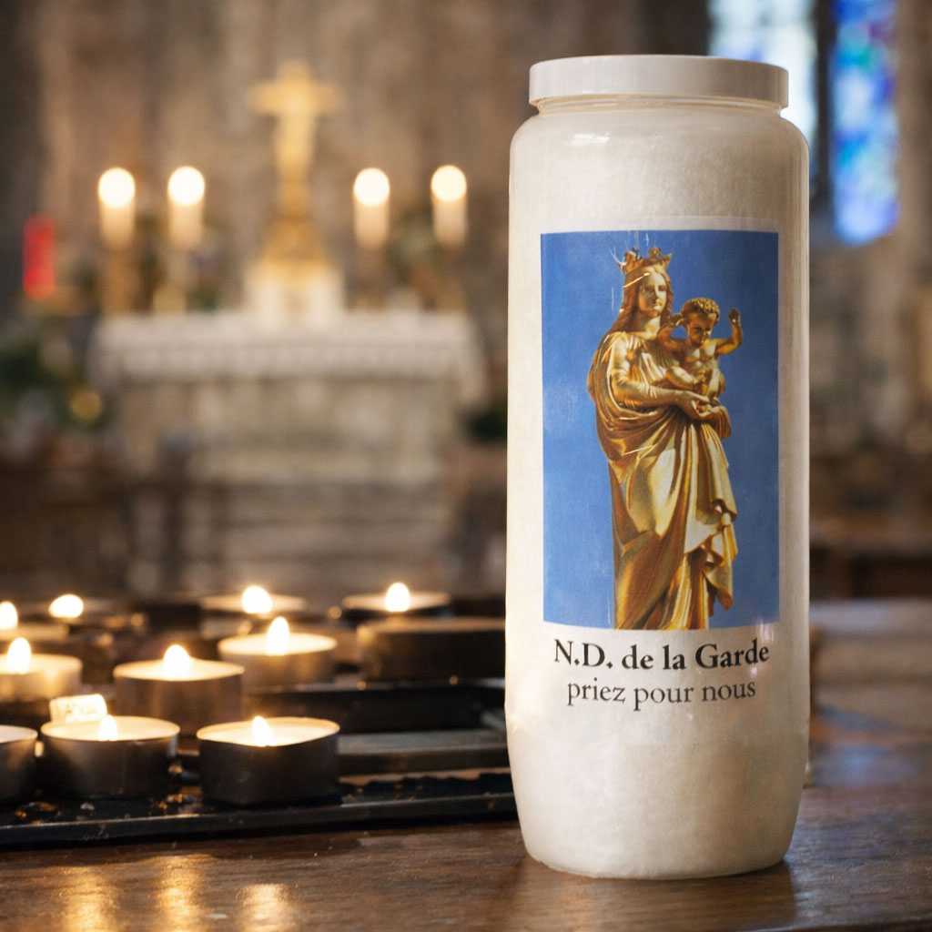 Bougie de Neuvaine Notre-Dame de la Garde