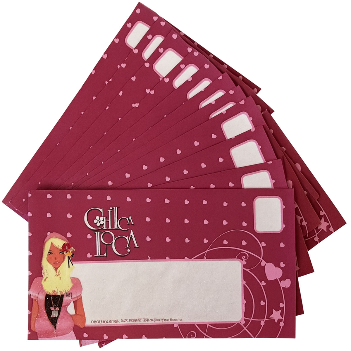 Set invitation Chica Loca
