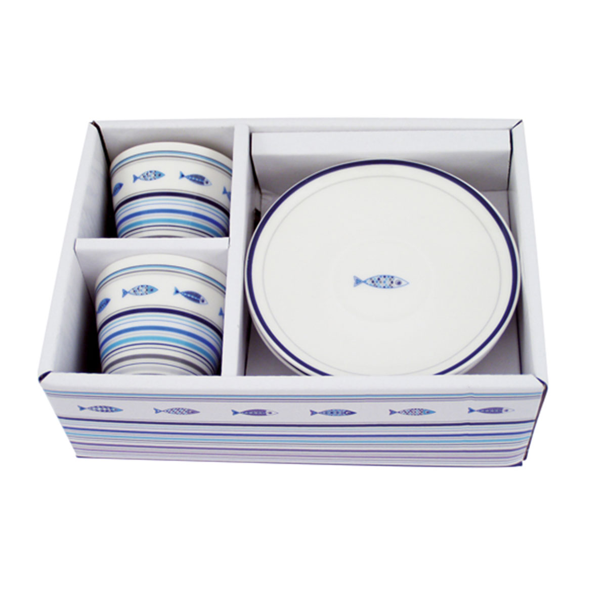 Duo de tasses  expresso motif rose des vents