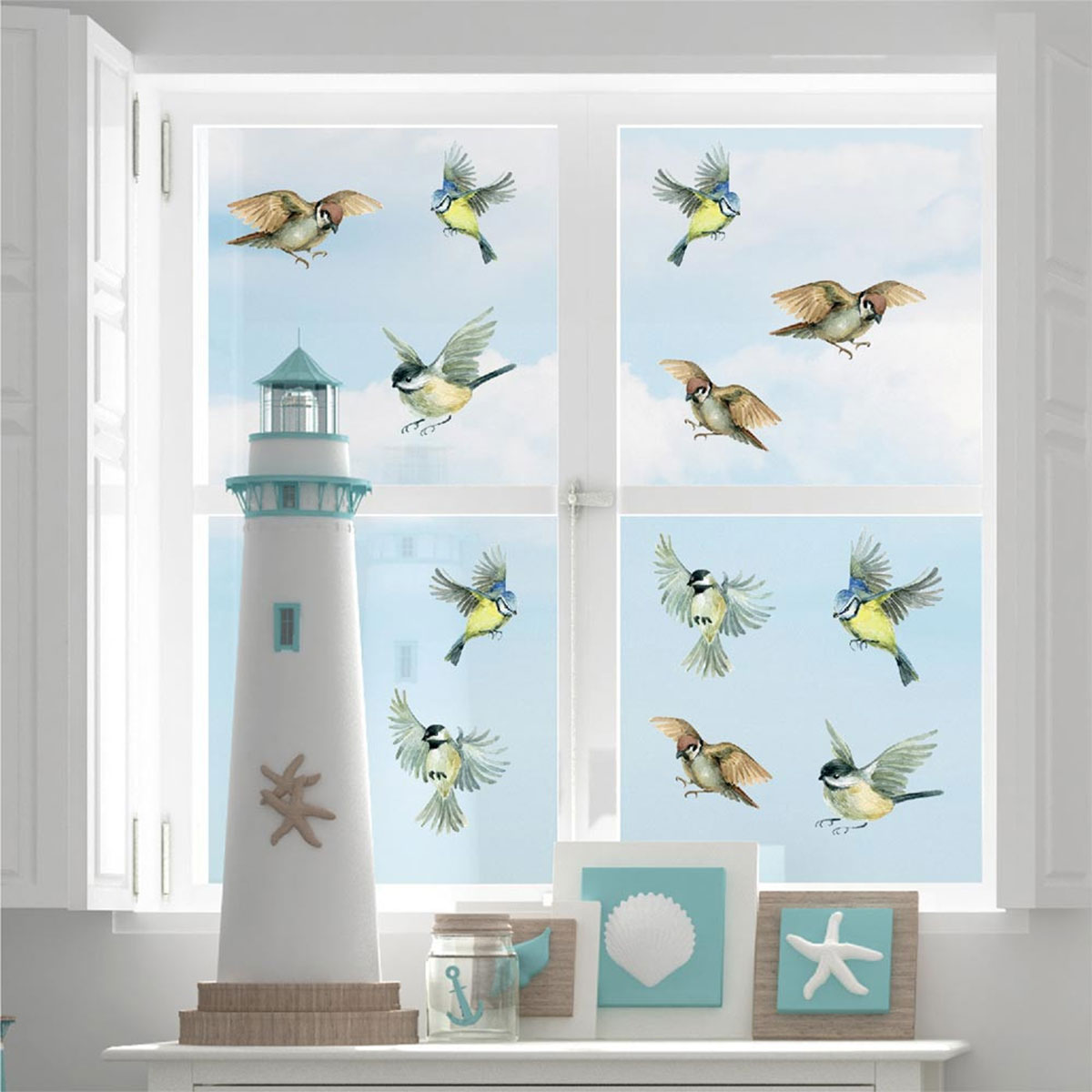 Stickers de vitres Oiseaux