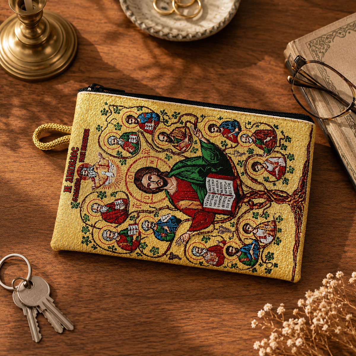 Porte-monnaie Ic�ne Religieuse Arbre de Vie