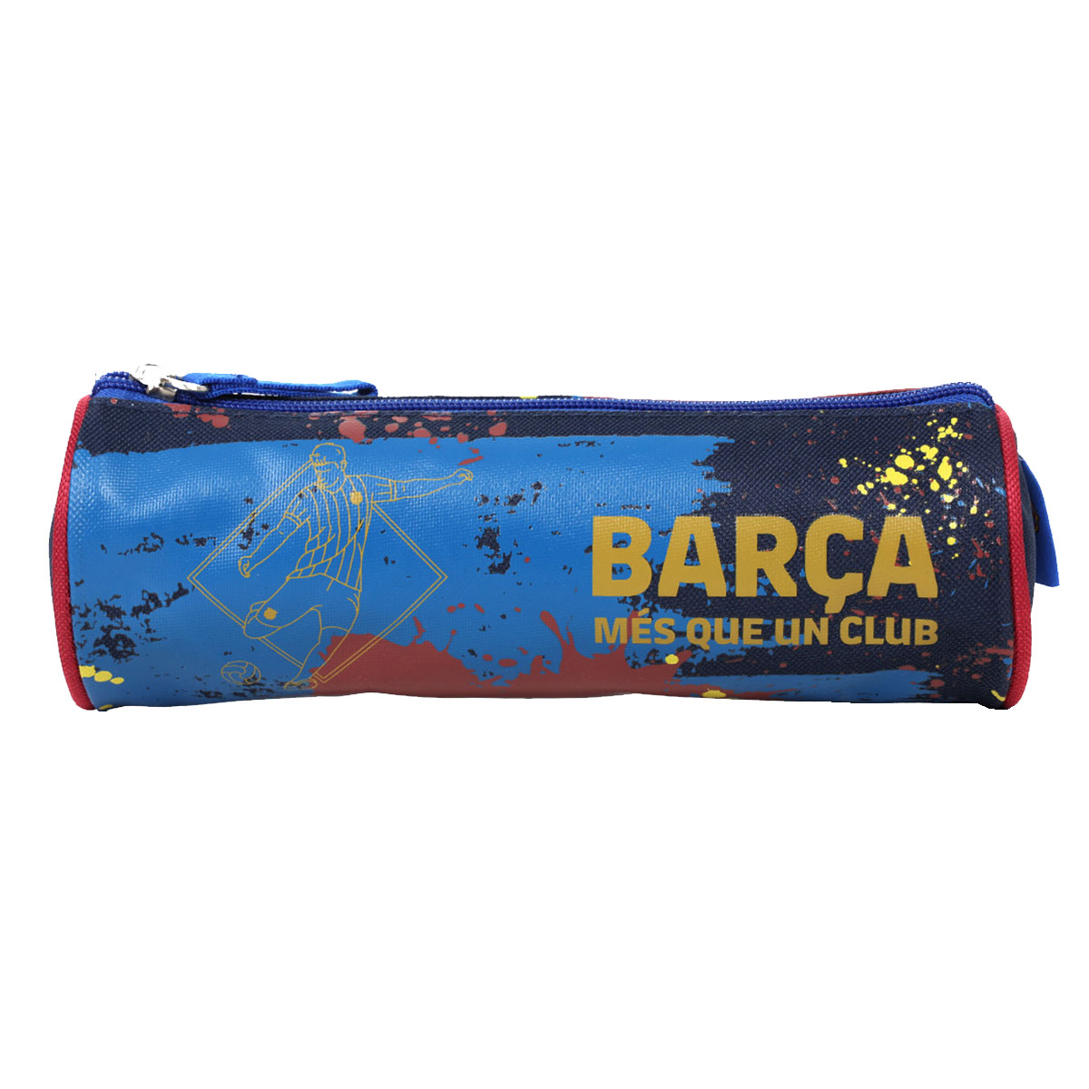 Trousse bleue en toile FC Barcelone
