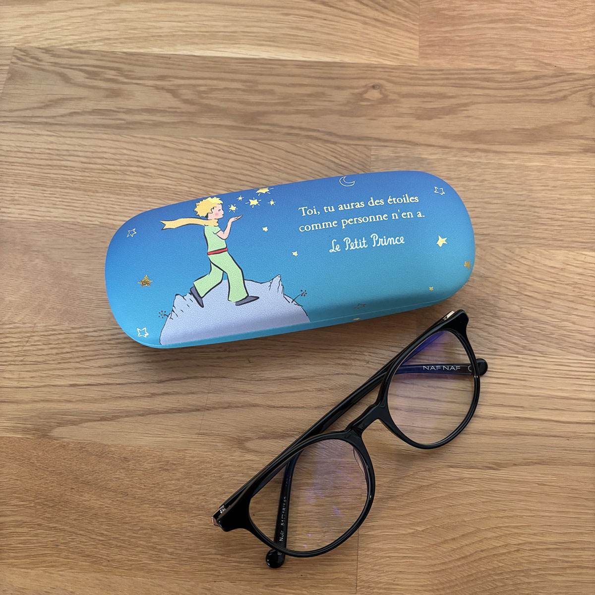 Etui  lunettes Rose Le Petit Prince de St Exupry - KIUB