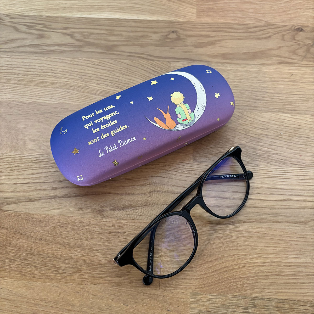 Etui  lunettes bleu Le Petit Prince de St Exupry - KIUB