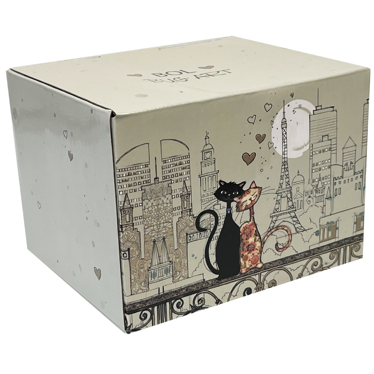 Tasse Jumbo Chats amoureux de Paris AMYS BUG ART