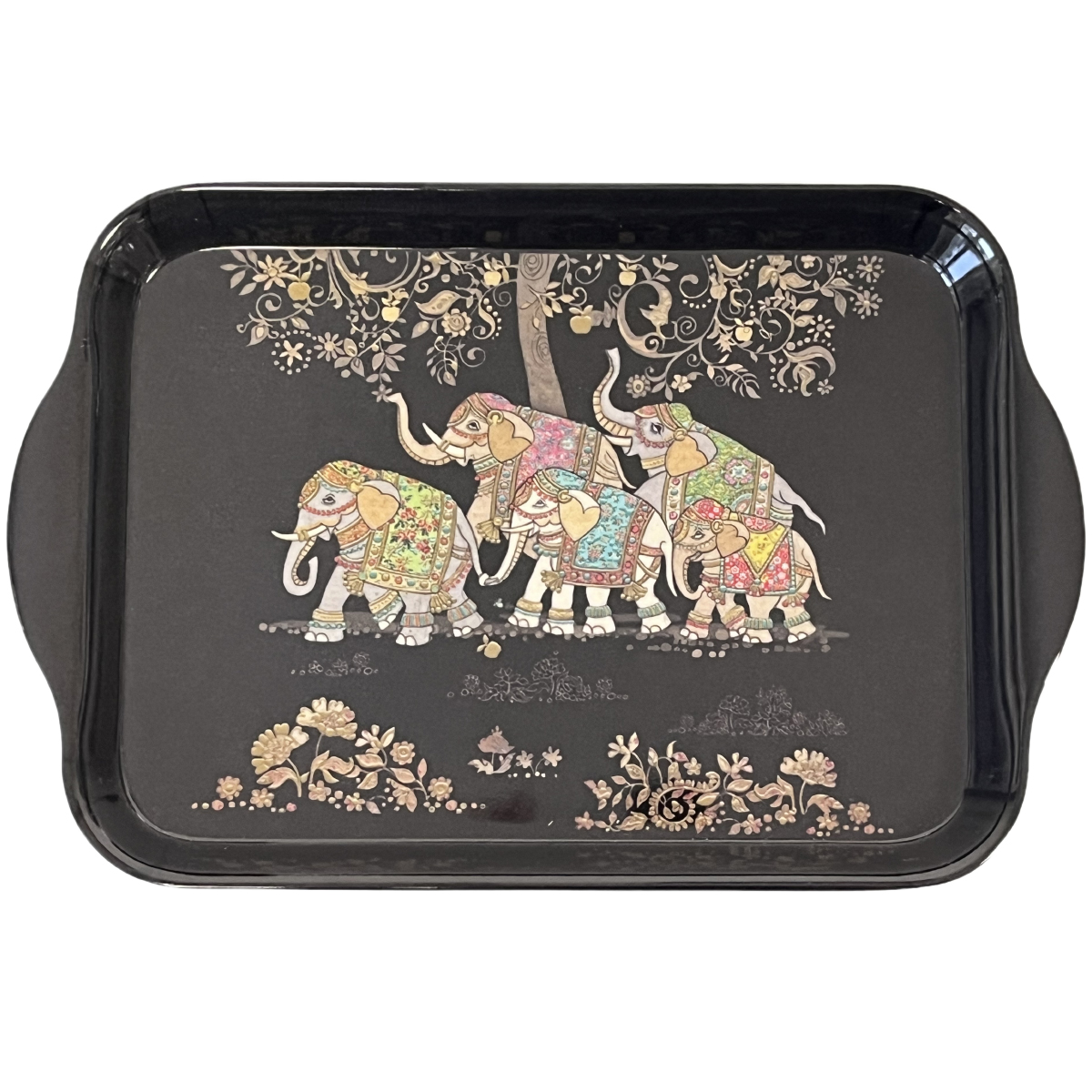 Plateau famille d'lphant en mlamine Collection Bug Art Jew