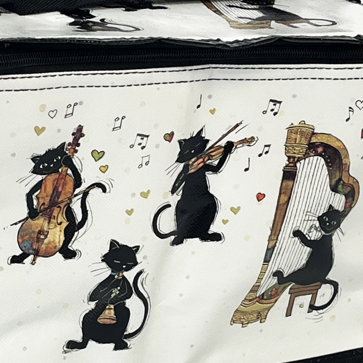 Sac Repas Isotherme Chats musiciens Kiub Collection Bug Art