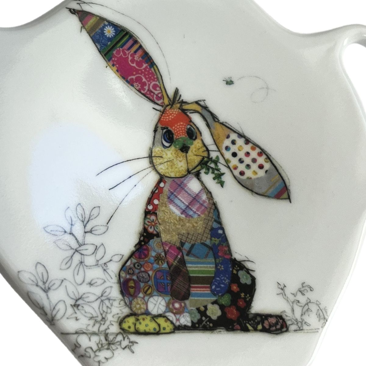 Repose sachet de th en mlamine Kook - Lapin