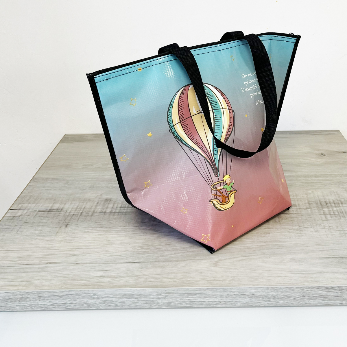 Sac Repas Isotherme recycl - Le petit Prince en Montgolfire