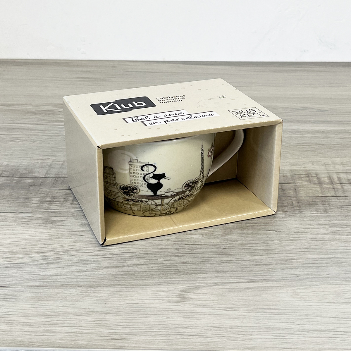 Bol en porcelaine chat  Paris 500 ml