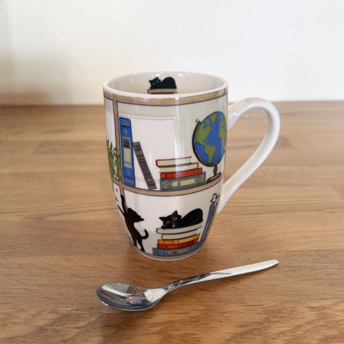 Tasse XL en Porcelaine  Chaton Bibliothque  490 ml