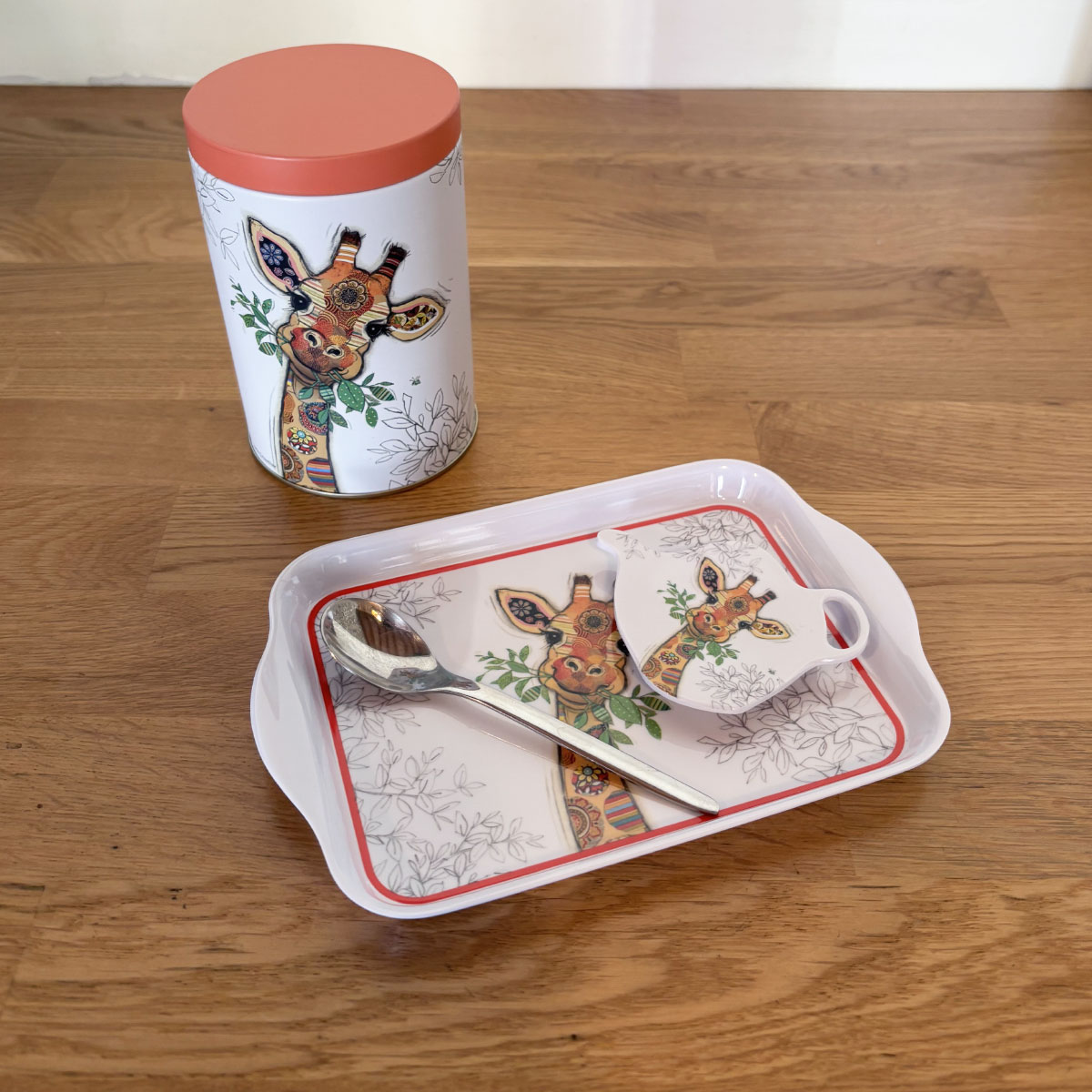 Repose-sachet de th en mlamine  Girafe