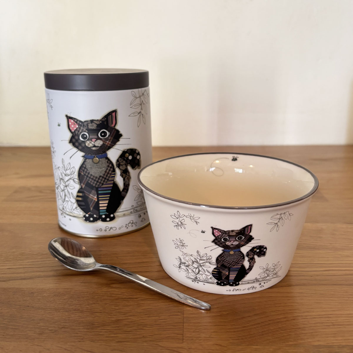 Bol sans anse chat noir Kook  550 ml