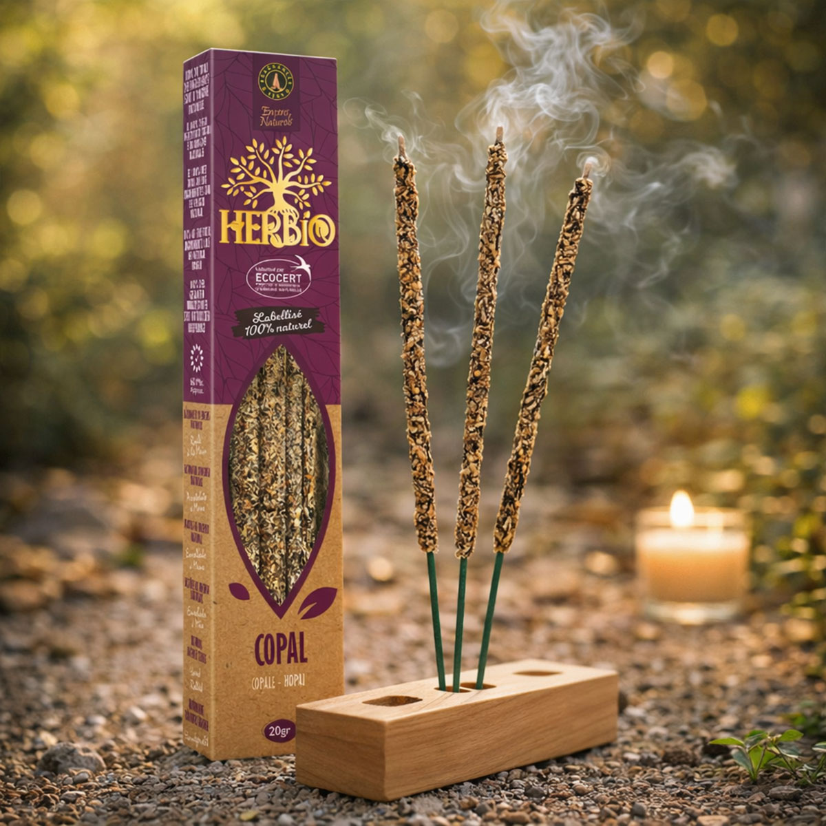 Encens smudge copal Ecocert Herbio 20 g