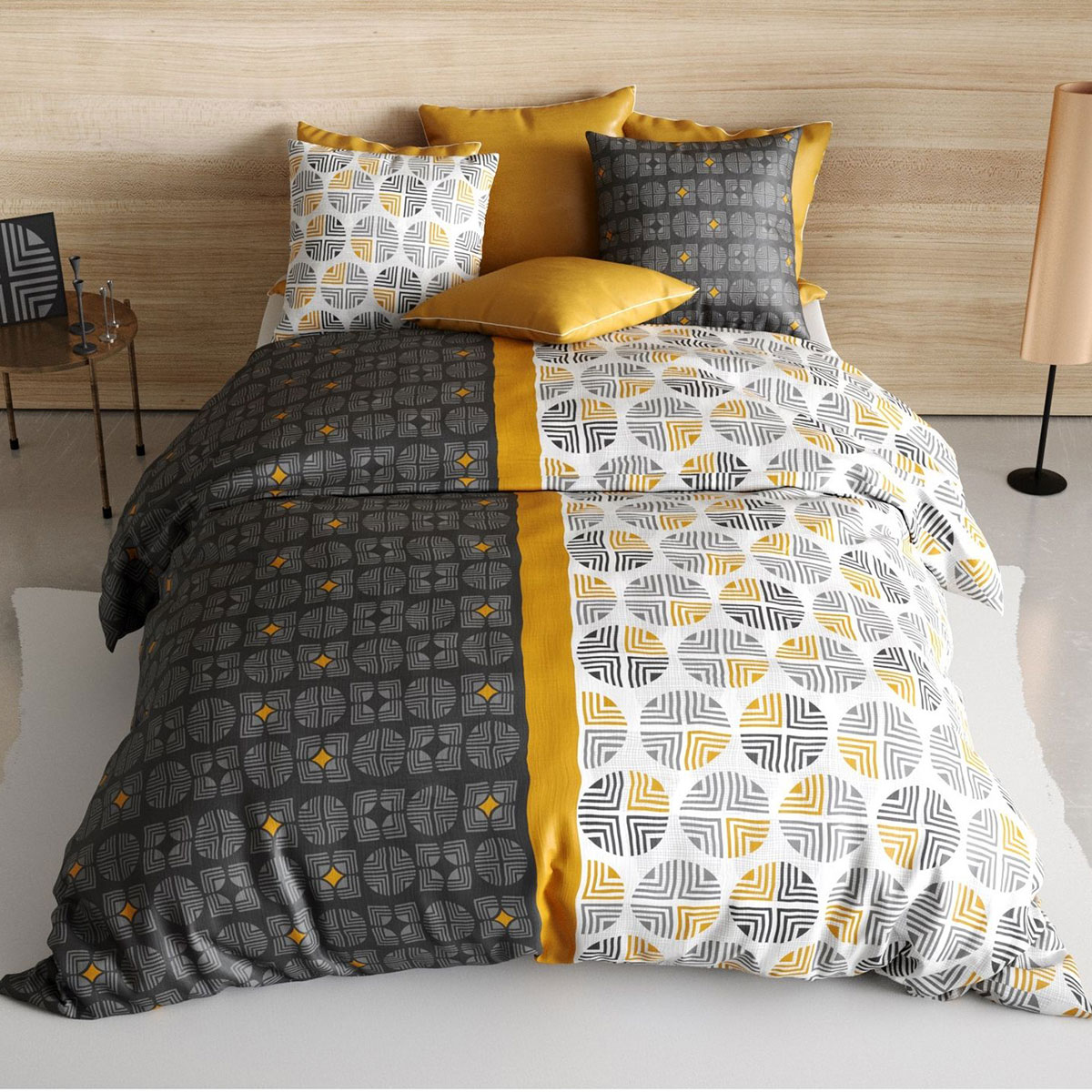 Housse de couette Arturo et 2 taies 220 x 240 cm
