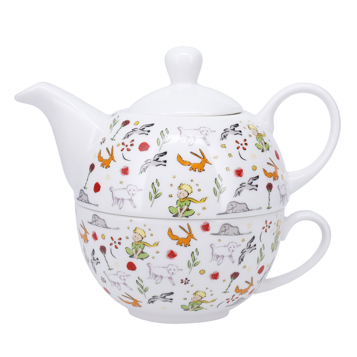 Th�i�re �go�ste Le Petit Prince avec tasse en porcelaine
