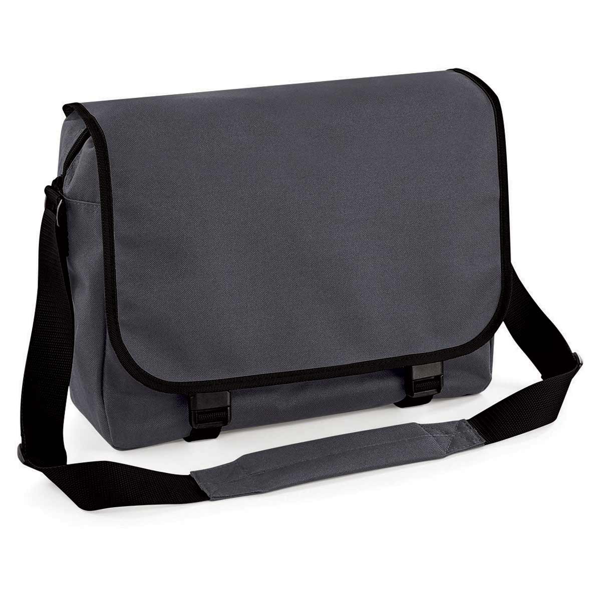 Sac messager r�tro gris Bag Base