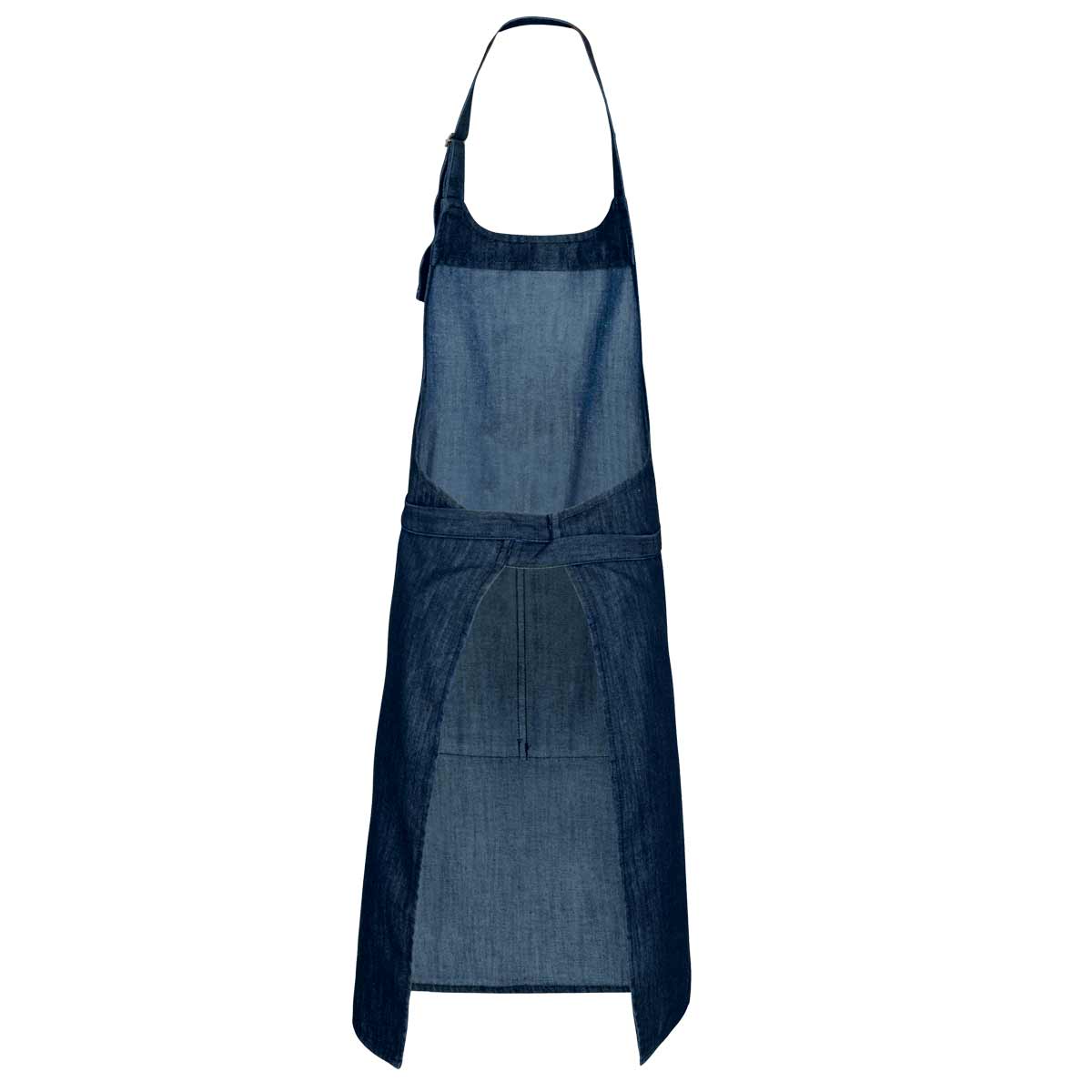 Tablier denim polycoton avec poche