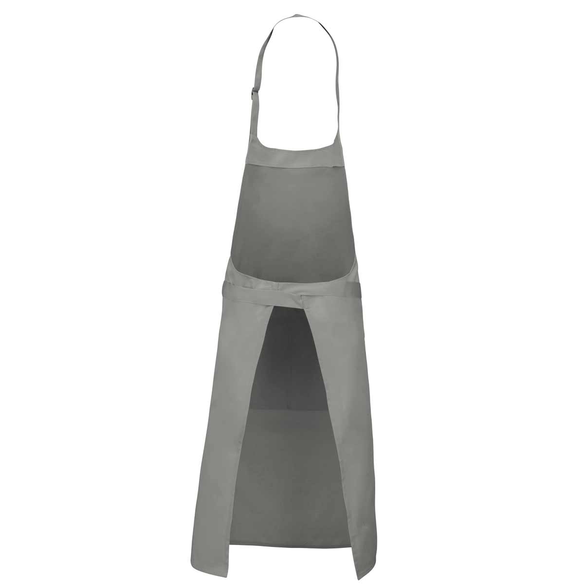 Tablier cuisine Kariban gris clair polycoton avec poche