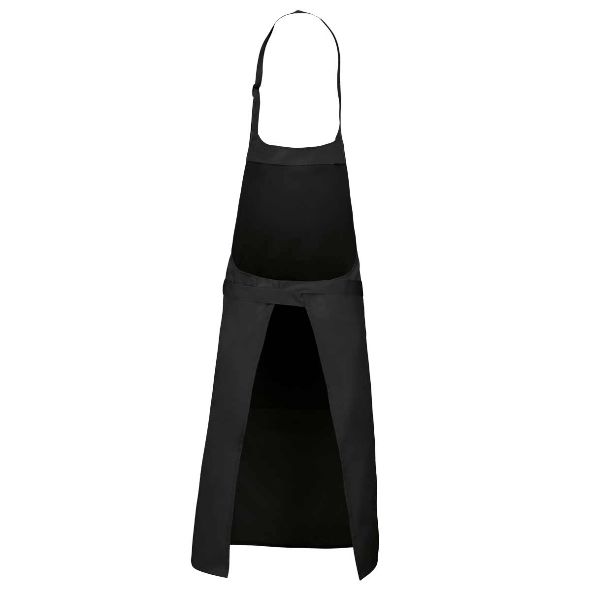 Tablier cuisine Kariban noir polycoton avec poche