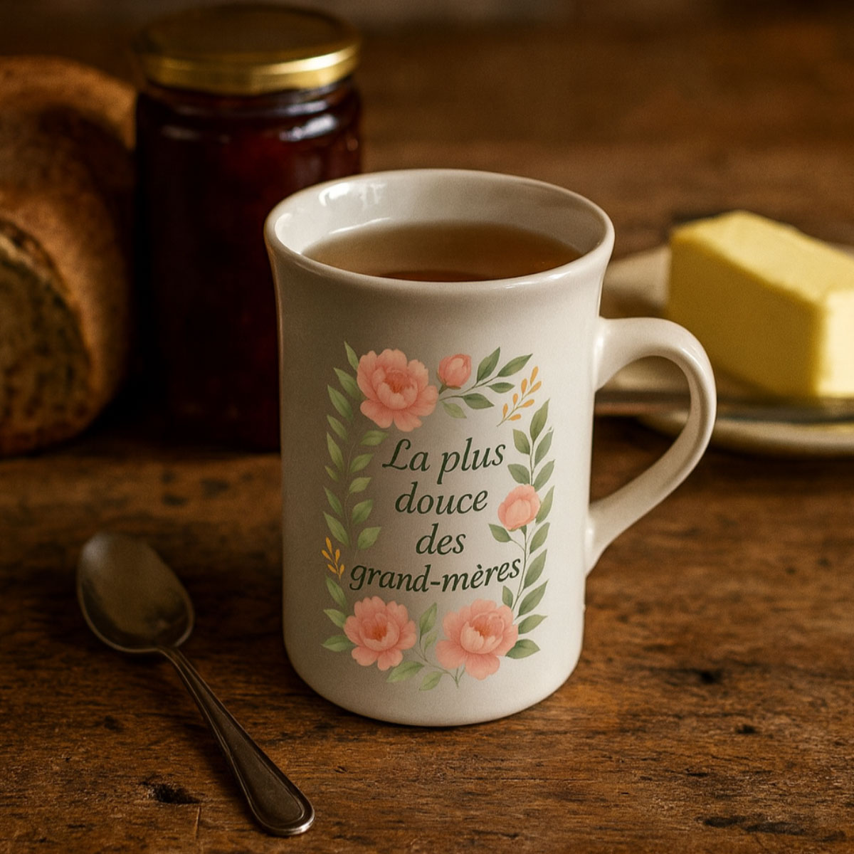 Tasse � th� en c�ramique � La plus douce des grand-m�res
