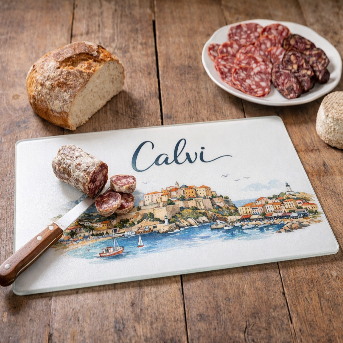 Planche � d�couper en verre Calvi 28,5 x 20 cm Cbkr�ation