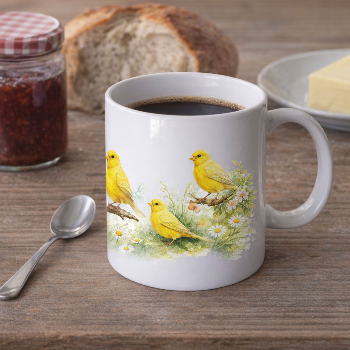 Mug en c�ramique � canaris � CBKr�ation
