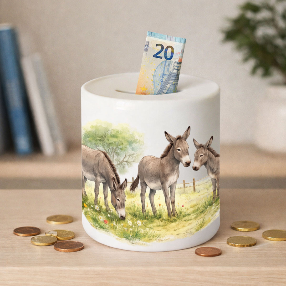 Tirelire �nes en c�ramique 9,5 cm Cbkr�ation